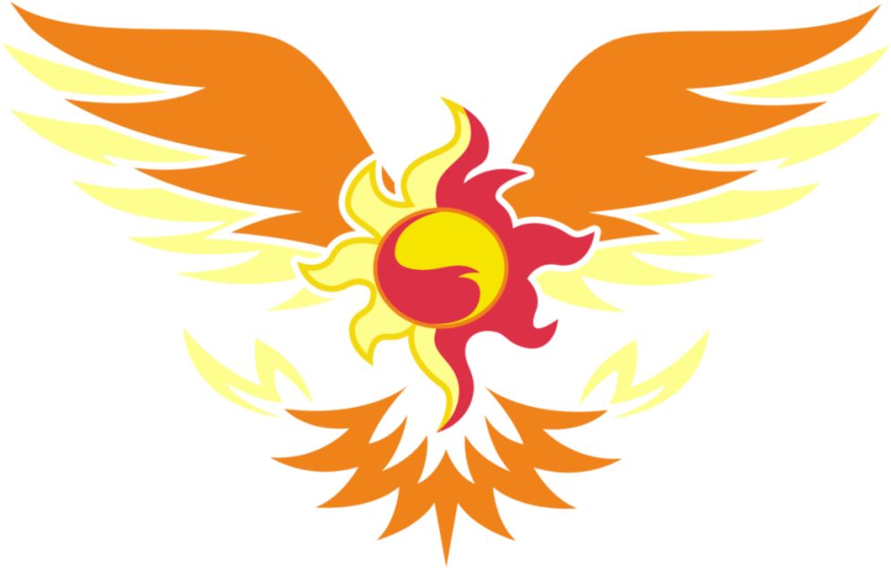 Sunset Phoenix Logo By Shafty817 - My Little Pony Cutie Mark - Tattoo Pack - Free Transparent PNG Clipart Images Download. - Transparent PNG Free Download