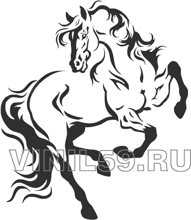 Интерьерная Или Авто Наклейка - Horse Black And White Tattoo - Free Transparent PNG Clipart Images Download. - Transparent PNG Free Download