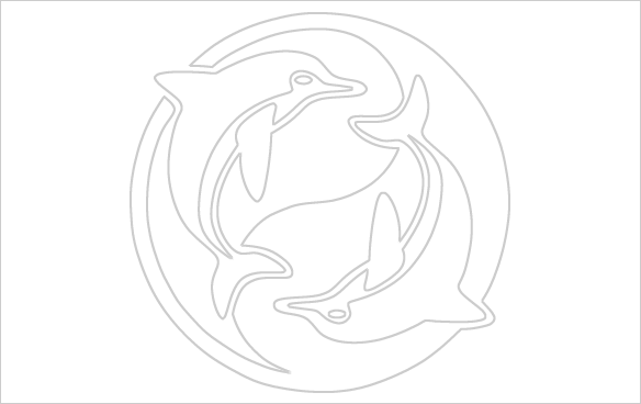 Yin Yang Dolphin Tattoos - Free Transparent PNG Clipart Images Download. - Transparent PNG Free Download