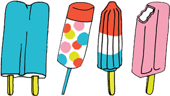 Colorful, Cool, Cute, Food, Nice, Popsicle, Popsicles, - Tattly Temporary Tattoos Premier Set - Free Transparent PNG Clipart Images Download. - Transparent PNG Free Download