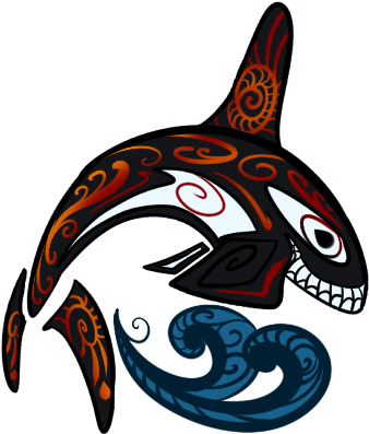 Tribal Orca By Senaru - Tribal Killer Whale Tattoo - Free Transparent PNG Clipart Images Download. - Transparent PNG Free Download