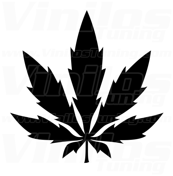 Marihuana 01 - Vinilostuning - - Weed Tattoo Black - Free Transparent PNG Clipart Images Download. - Transparent PNG Free Download