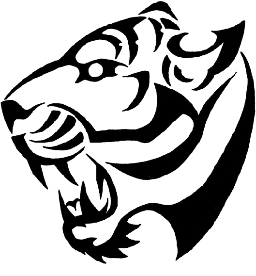 Tiger - Simple Tiger Tattoo Designs - Free Transparent PNG Clipart Images Download. - Transparent PNG Free Download