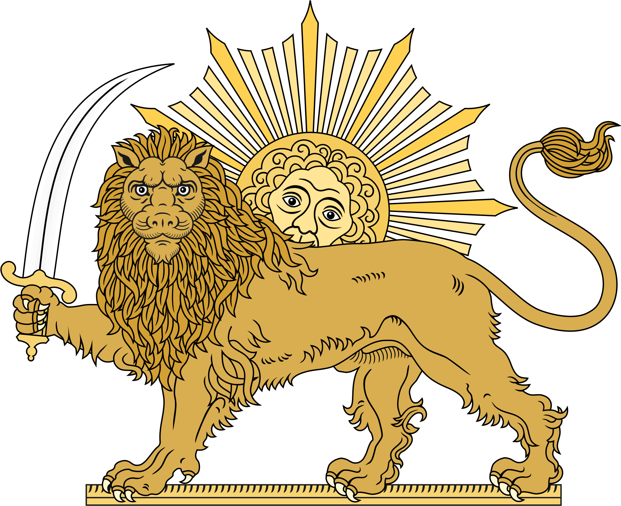 Open - Tattoo Of Lion And Sun - Free Transparent PNG Clipart Images Download. - Transparent PNG Free Download