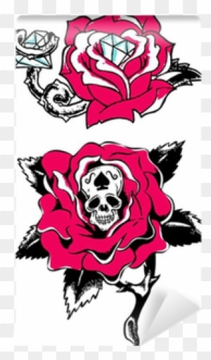 Rose Skull Tattoo - Free Transparent PNG Clipart Images Download. - Tattoo Transparent PNG Free Download