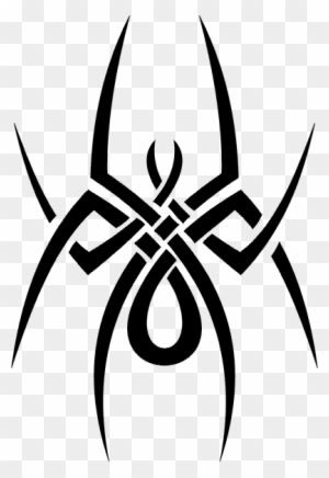 Tribal Tattoo - Tribal Spider Tattoo Designs - Free Transparent PNG Clipart Images Download. - Transparent PNG Free Download