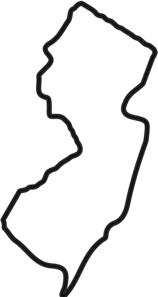 New Jersey Outline Rubber Stamp - New Jersey State Outline Tattoo - Free Transparent PNG Clipart Images Download. - Transparent PNG Free Download