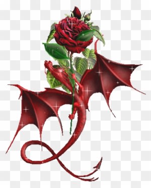 Animated Rose Wallpaper Hd Tumblr For Walls For Mobile - Dragon And Rose Tattoo - Free Transparent PNG Clipart Images Download. - Transparent PNG Free Download