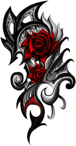 Arm Tattoo Png Picture - Tribal Rose Tattoos - Free Transparent PNG Clipart Images Download. - Transparent PNG Free Download