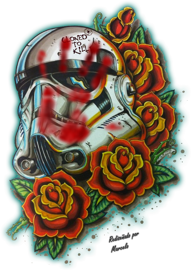 Rediseñado Por Marcelo - Stormtrooper Tattoo Traditional - Free Transparent PNG Clipart Images Download. - Transparent PNG Free Download
