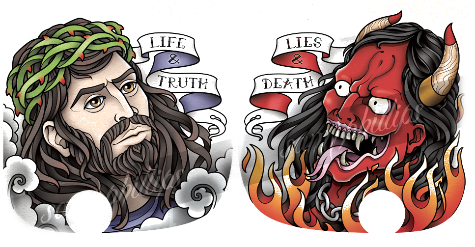 Color Traditional Religious - Tattoo - Free Transparent PNG Clipart Images Download. - Transparent PNG Free Download