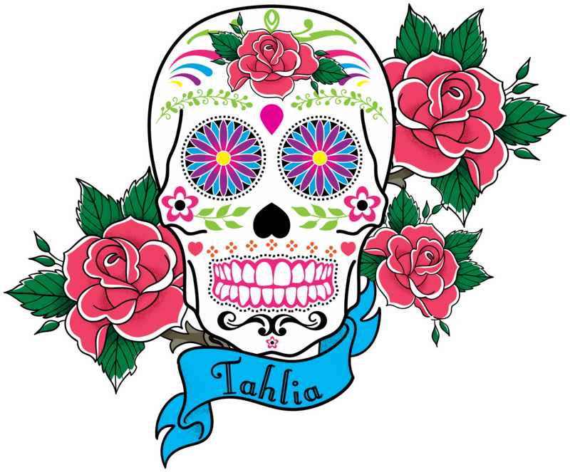 Front - Custom Tattoo Rose Pillow Case - Free Transparent PNG Clipart Images Download. - Transparent PNG Free Download