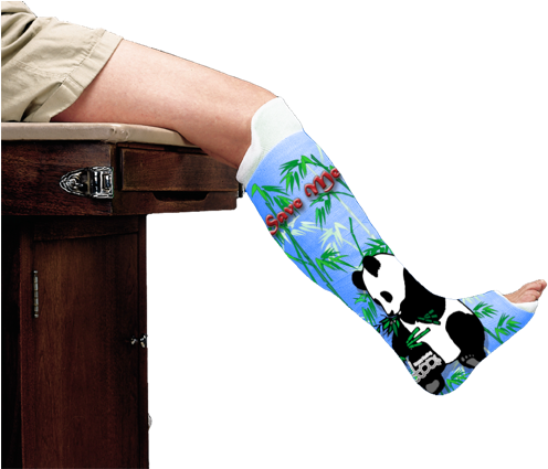 Simple, It's An “orthopedic Cast Tattoo,” “cast Art,” - Cast Tattoos - Free Transparent PNG Clipart Images Download. - Transparent PNG Free Download