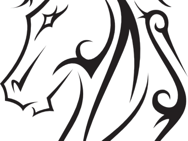 Tattoos Clipart Line Art - Horse Tattoo Designs - Free Transparent PNG Clipart Images Download. - Transparent PNG Free Download