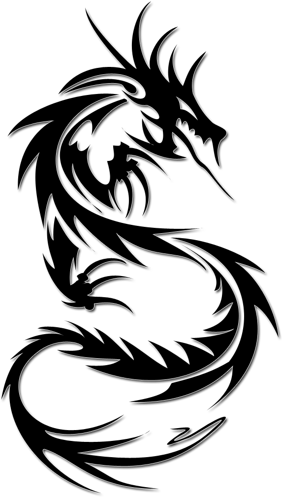Tattoo Clipart Transparent Background - Simple Dragon Tattoos Designs - Free Transparent PNG Clipart Images Download. - Transparent PNG Free Download