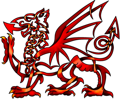 Red Celtic Knot Welsh Dragon Png Images Png Images - Celtic Welsh Dragon Tattoo - Free Transparent PNG Clipart Images Download. - Transparent PNG Free Download