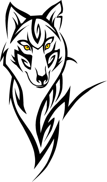 Tribal Wolf Png By Wallacegamer - Tribal Wolf Tattoo - Free Transparent PNG Clipart Images Download. - Transparent PNG Free Download