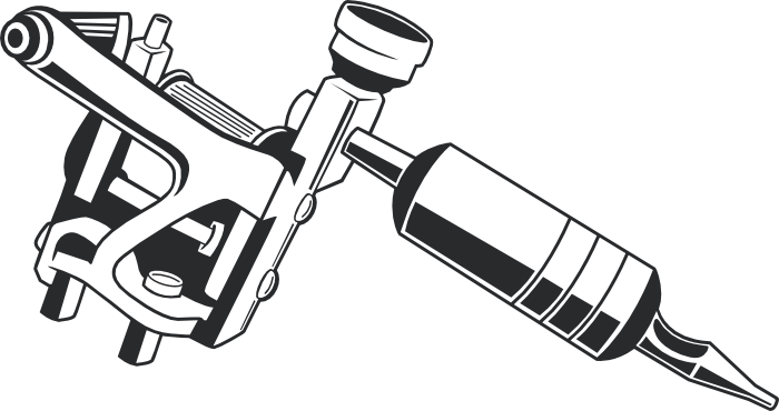 Tattoo Gun Clip Art Images Gallery - Tattoo Decal - Free Transparent PNG Clipart Images Download. - Transparent PNG Free Download