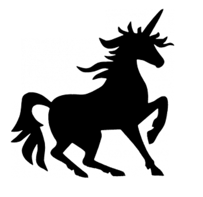 Unicorn Silhouette - Unicorn Tattoo Transparent - Free Transparent PNG Clipart Images Download. - Transparent PNG Free Download
