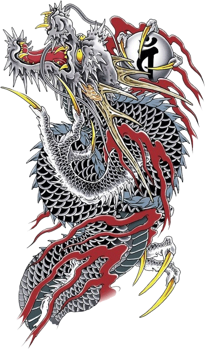 Kiryu Kazuma Ouryu Design - Best Japanese Dragon Tattoo - Free Transparent PNG Clipart Images Download. - Transparent PNG Free Download