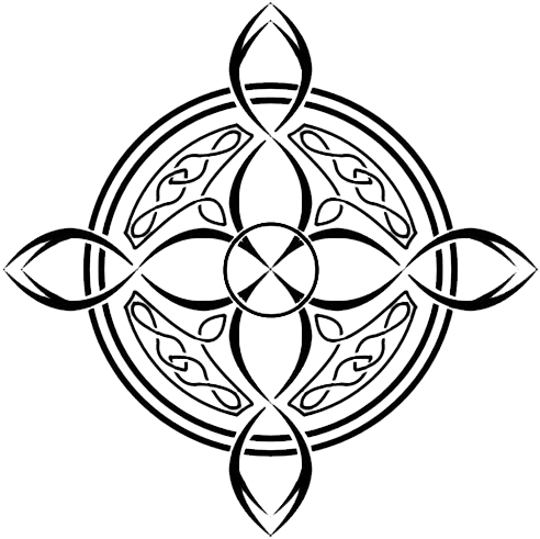 Celtic Cross Tattoo - Celtic Compass Rose Tattoo - Free Transparent PNG Clipart Images Download. - Transparent PNG Free Download