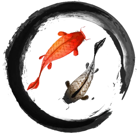 Pisces Png Transparent Images - Zen Circle And Koi Fish Tattoo - Free Transparent PNG Clipart Images Download. - Transparent PNG Free Download