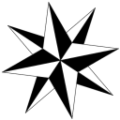 Line Compass Arrow Tattoo - Free Transparent PNG Clipart Images Download. - Transparent PNG Free Download