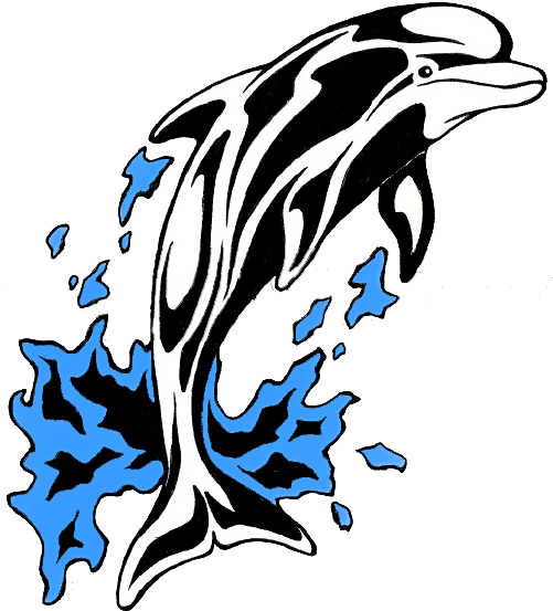 Dolphin Tattoo Designs - Free Transparent PNG Clipart Images Download. - Transparent PNG Free Download