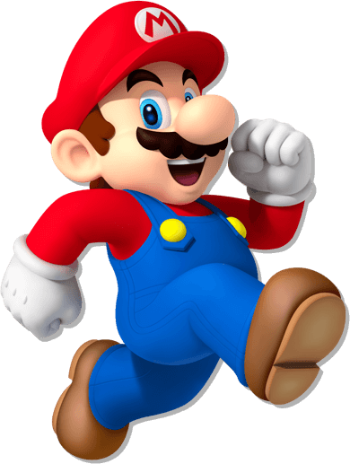 36kib, 390x517, Super Mario From The Super Mario Series - Super Mario Party Tattoos - Free Transparent PNG Clipart Images Download. - Transparent PNG Free Download