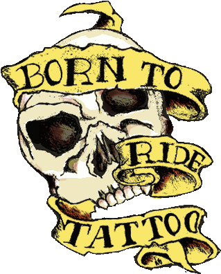 Welcome To Born Rideaposs Tattoo Club - Born To Ride Tattoo Designs - Free Transparent PNG Clipart Images Download. - Transparent PNG Free Download