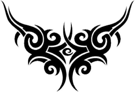 Tattoo - Tribal Tattoo Tramp Stamp - Free Transparent PNG Clipart Images Download. - Transparent PNG Free Download