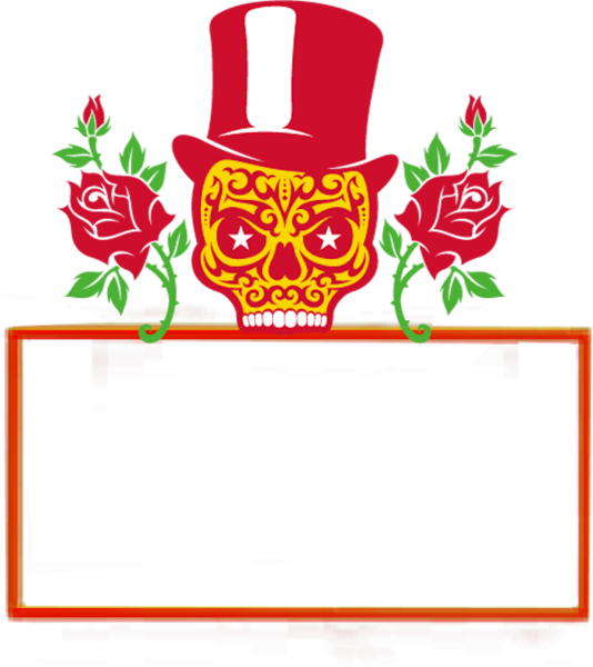 Share This Image - Sugar Skull Tattoo - Free Transparent PNG Clipart Images Download. - Transparent PNG Free Download