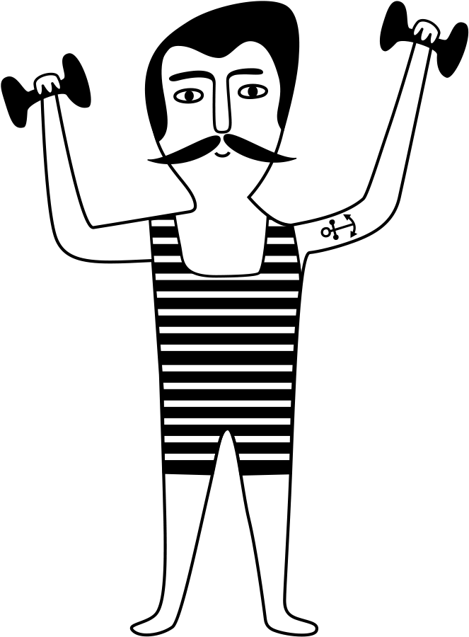 Strongman By Ingela P - Tattoo - Free Transparent PNG Clipart Images Download. - Transparent PNG Free Download