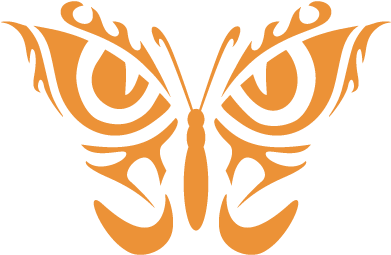 Stencil Aerografia Tattoo Animal 049 Mariposa Ojos - Free Transparent PNG Clipart Images Download. - Transparent PNG Free Download