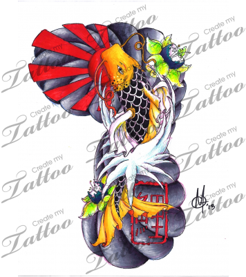 Traditional Japanese 3/4 Sleave Tattoo - Scorpion King Tattoo - Free Transparent PNG Clipart Images Download. - Transparent PNG Free Download