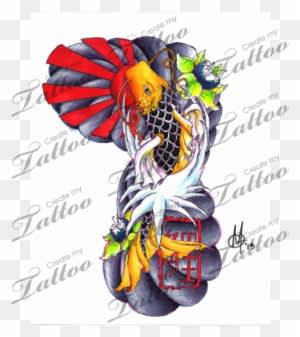 Traditional Japanese 3/4 Sleave Tattoo - Scorpion King Tattoo - Free Transparent PNG Clipart Images Download. - Transparent PNG Free Download
