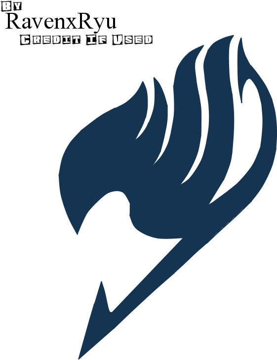 Blue Fairy Tail Symbol Tattoo Design By Ravenxryu - Gray Fairy Tail Tattoo - Free Transparent PNG Clipart Images Download. - Transparent PNG Free Download