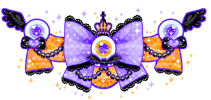 Strange Lolita Halloween Bow By Missjediflip - Tattoo - Free Transparent PNG Clipart Images Download. - Transparent PNG Free Download