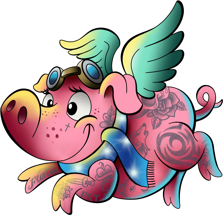 Welcome To The Piggest Tattoo Shop - Tattoo - Free Transparent PNG Clipart Images Download. - Transparent PNG Free Download