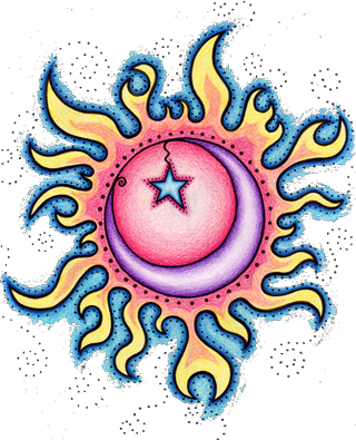 Sun & Moon Tattoos Designs- High Quality Photos And - Tattoo - Free Transparent PNG Clipart Images Download. - Transparent PNG Free Download