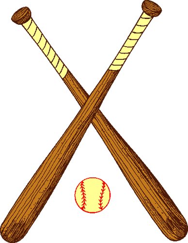 Baseball And Bats By Clipartcotttage - Baseball Bat Tattoo - Free Transparent PNG Clipart Images Download. - Transparent PNG Free Download