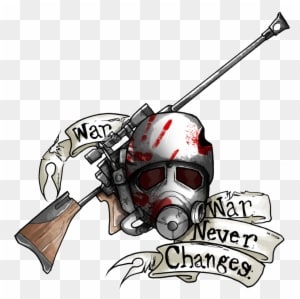 Fallout Tattoo Coloured By Mcrmorbid On Deviantart - Fallout New Vegas Tattoo - Free Transparent PNG Clipart Images Download. - Transparent PNG Free Download