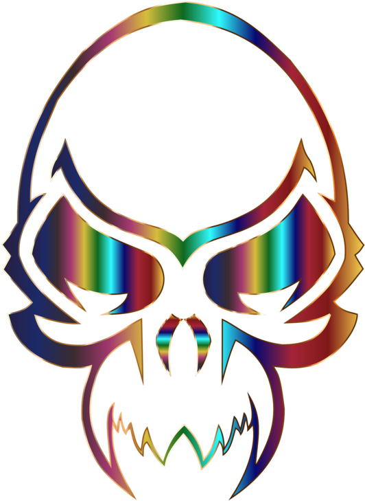 Tattoo Flash Drawing Skull - Simple Tribal Skull Tattoo Designs - Free Transparent PNG Clipart Images Download. - Transparent PNG Free Download