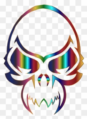 Tattoo Flash Drawing Skull - Simple Tribal Skull Tattoo Designs - Free Transparent PNG Clipart Images Download. - Tattoo Transparent PNG Free Download