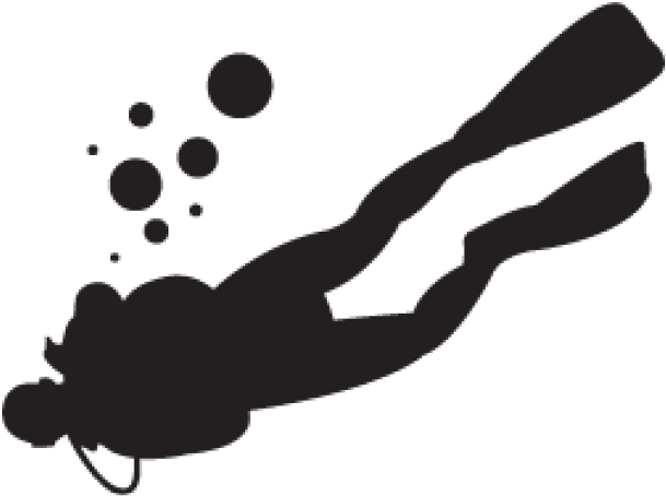 Diver Clipart Transparent - Line Scuba Diver Tattoo - Free Transparent PNG Clipart Images Download. - Transparent PNG Free Download