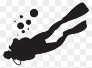 Diver Clipart Transparent - Line Scuba Diver Tattoo - Free Transparent PNG Clipart Images Download. - Transparent PNG Free Download