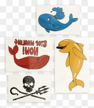 Stop Whaling Temporary Tattoos - Free Transparent PNG Clipart Images Download. - Tattoo Transparent PNG Free Download