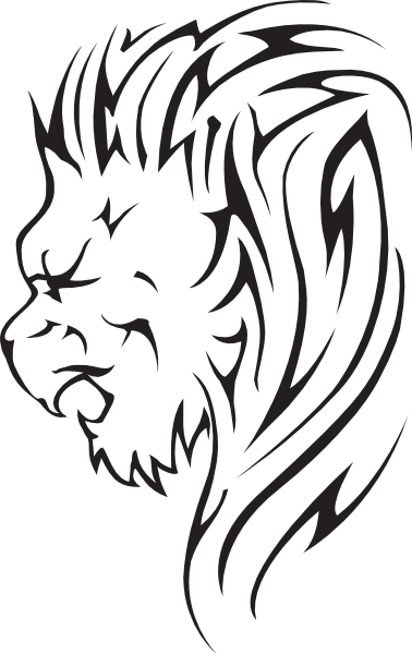 Lion Clip Arts - Lion Tattoo Clip Art - Free Transparent PNG Clipart Images Download. - Transparent PNG Free Download
