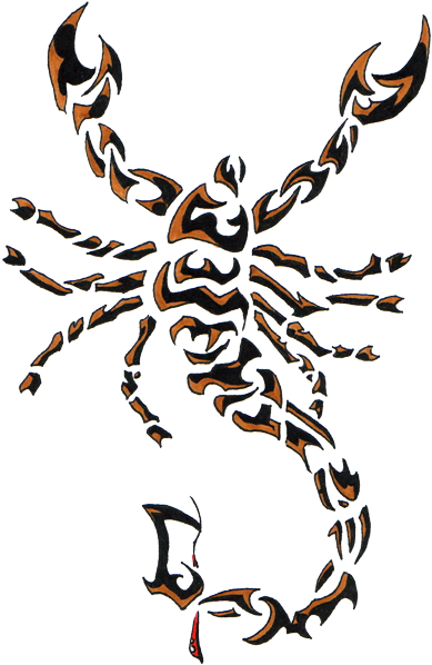 Scorpion Tattoos Clipart Art - Tattoo - Free Transparent PNG Clipart Images Download. - Transparent PNG Free Download