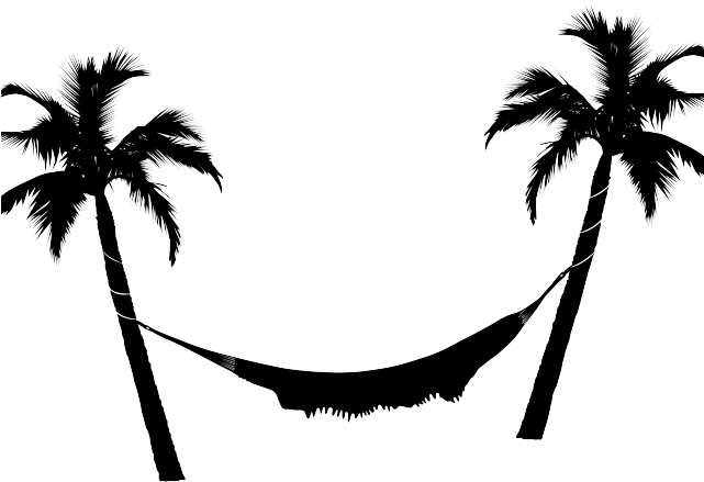 Hammock Clipart Two - Palm Tree Hammock Tattoo - Free Transparent PNG Clipart Images Download. - Transparent PNG Free Download